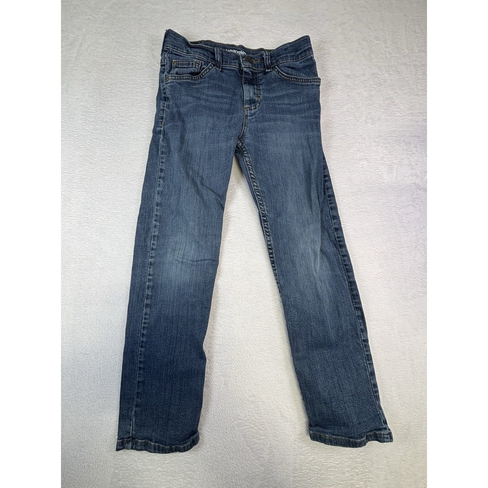 Wrangler Jeans Boys 10 Regular Blue Classic Straight Fit Stretch Denim 70167781